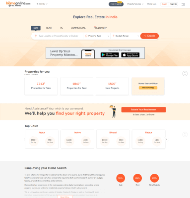 HomeOnline Web Platform